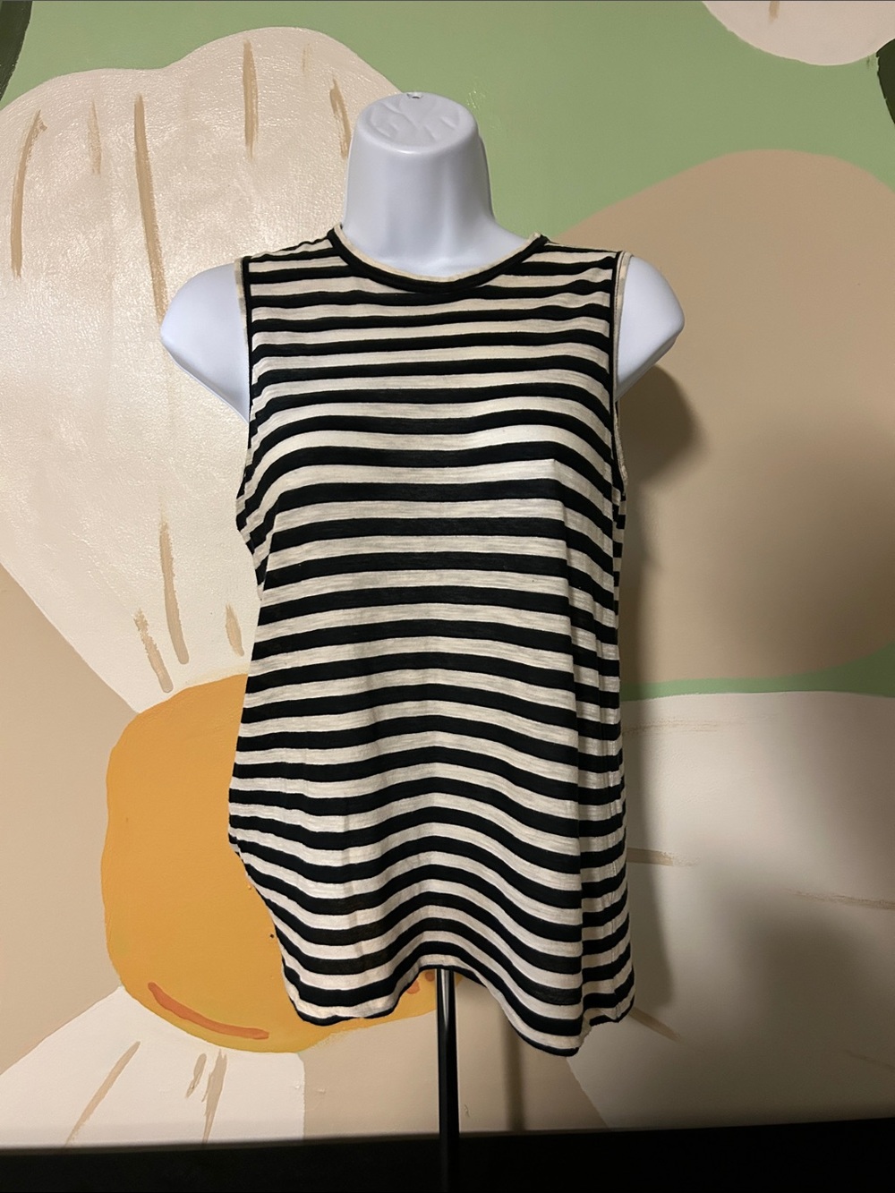 Proenza Schouler horizontal stripped tank size small